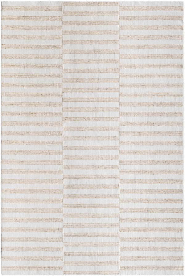 Sample Melva Tan Striped Area Rug