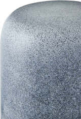 Charvo Charcoal Smooth Cylindrical Modern Minimalist Ceramic Outdoor Garden Stool