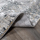 Stambaugh Luxury Fringed Faux Silk Rug