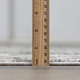 Stambaugh Luxury Fringed Faux Silk Rug