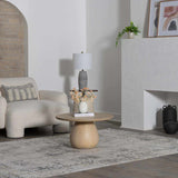 Stambaugh Luxury Fringed Faux Silk Rug