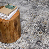 Stambaugh Luxury Fringed Faux Silk Rug