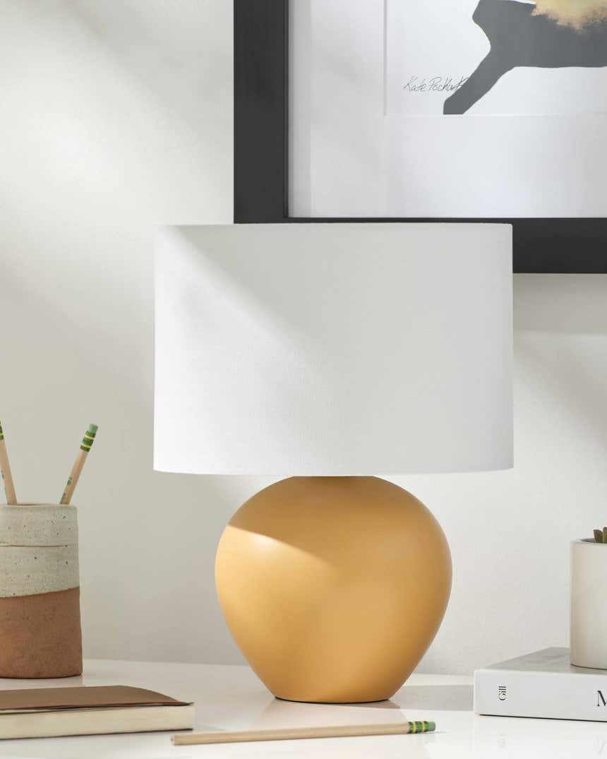 Salzkotten Orange Table Lamp