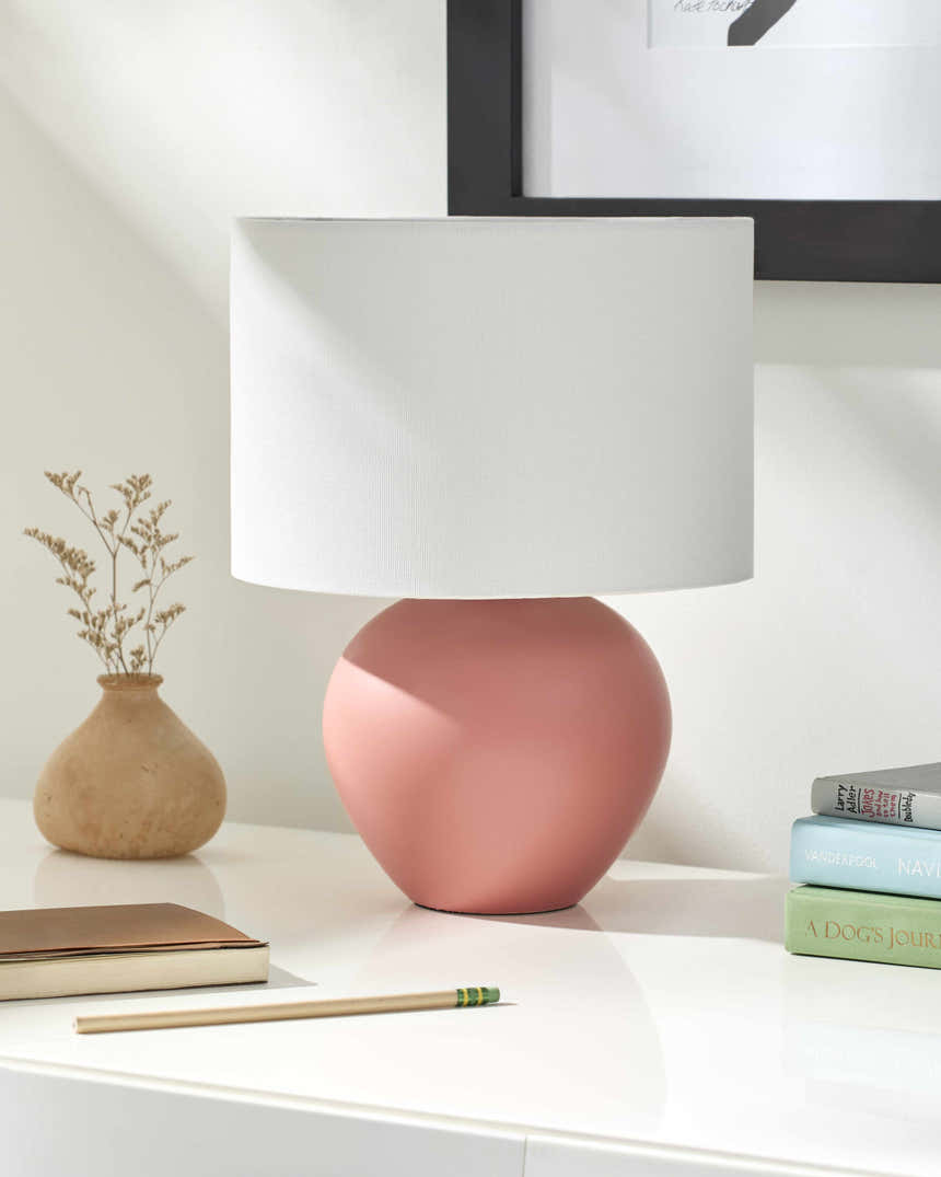 Salzkotten Red Table Lamp