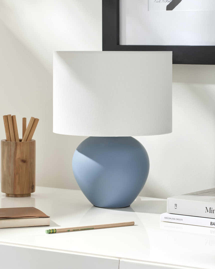 Salzkotten Blue Table Lamp