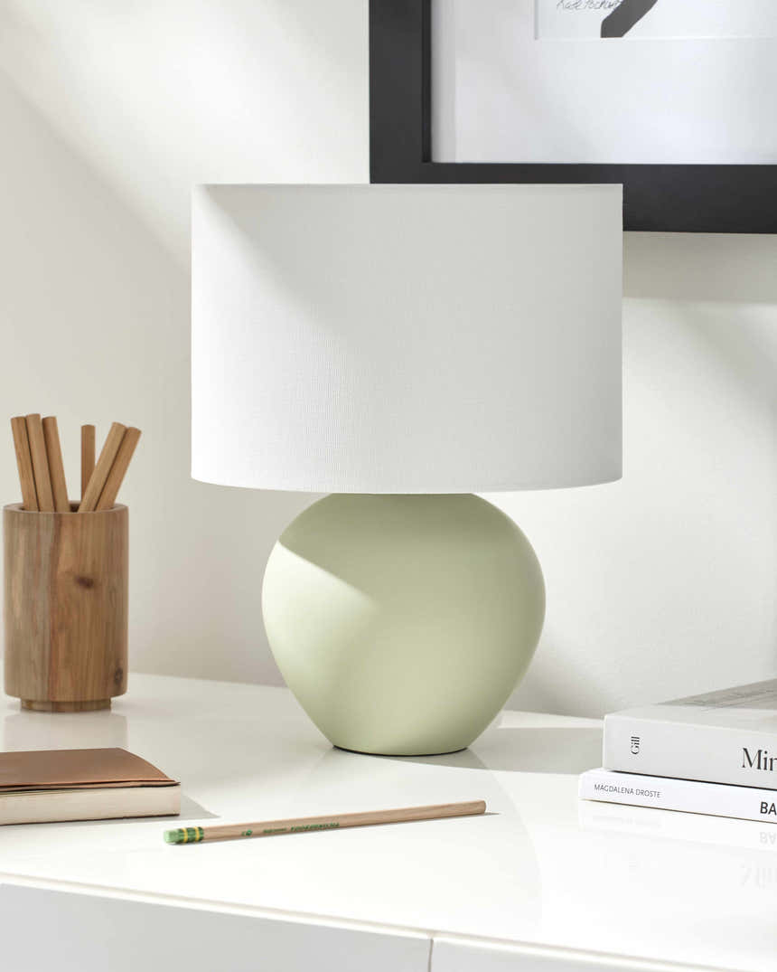 Salzkotten Light Green Table Lamp
