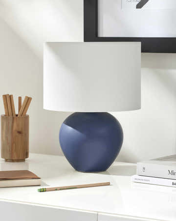 Salzkotten Navy Table Lamp