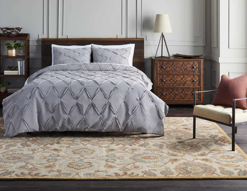 Made to Order Custom Size Conesus Hand Tufted Tan 1012 Area Rug