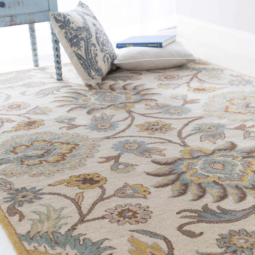 Made to Order Custom Size Conesus Hand Tufted Tan 1012 Area Rug