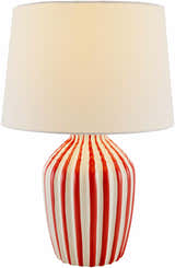 Shamsabad Red Table Lamp