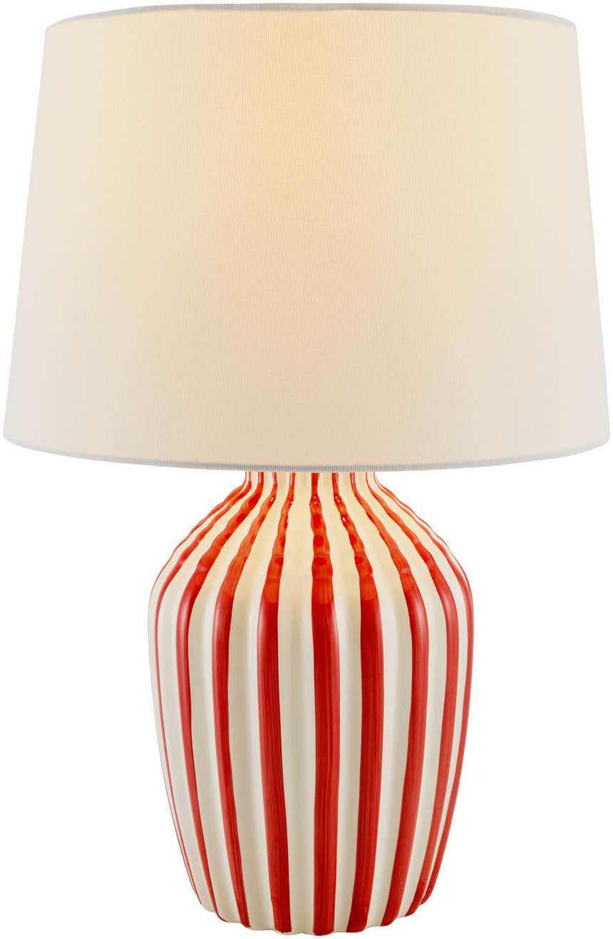 Shamsabad Red Table Lamp