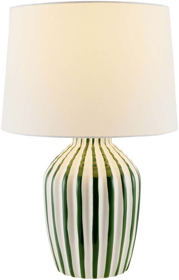 Shamsabad Green Table Lamp