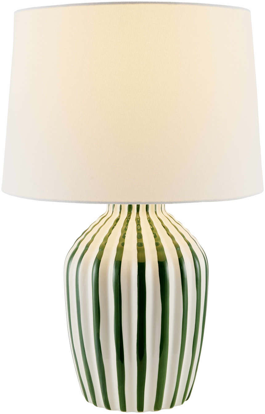 Shamsabad Green Table Lamp