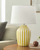 Shamsabad Yellow Table Lamp