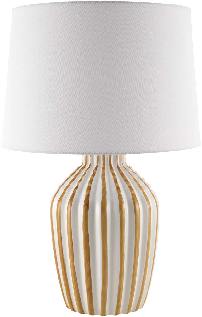 Shamsabad Tan Table Lamp