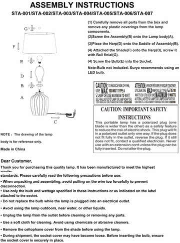 Shamsabad Aqua Table Lamp