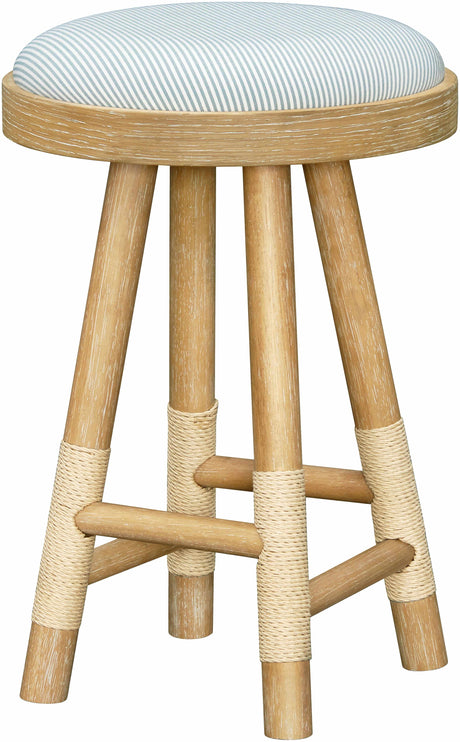Becki Owens x Livabliss Esmarca Stool with Striped Upholstery