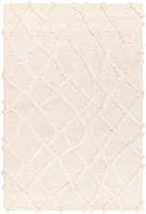Sample Adica Cream Wool Area Rug - Clearance