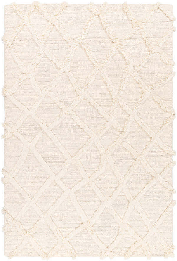 Sample Adica Cream Wool Area Rug