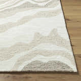 Made to Order Custom Size Siani Beige Wool Area Rug