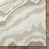 Made to Order Custom Size Siani Beige Wool Area Rug