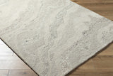 Made to Order Custom Size Siani Cream Wool Area Rug