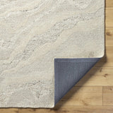 Made to Order Custom Size Siani Cream Wool Area Rug