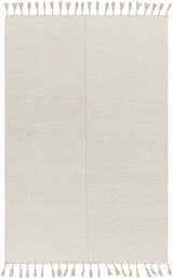 Sample Abhay Cream Wool Area Rug - Clearance