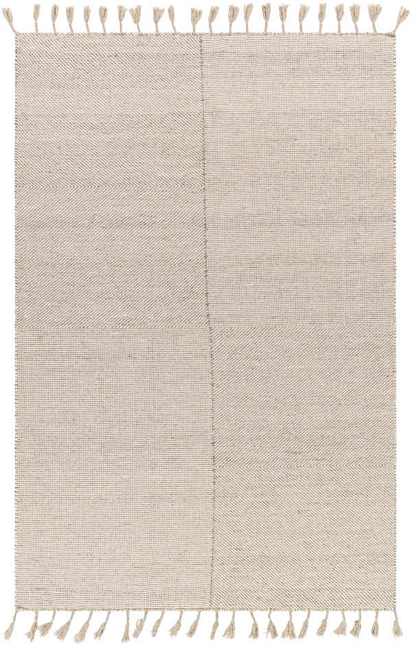 Sample Abhay Beige Wool Area Rug - Clearance