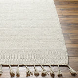 Abhay Beige Wool Area Rug - Clearance