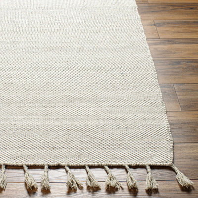 Abhay Beige Wool Area Rug