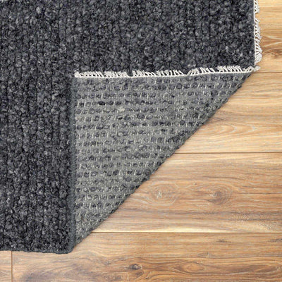 Norio Charcoal Wool Area Rug