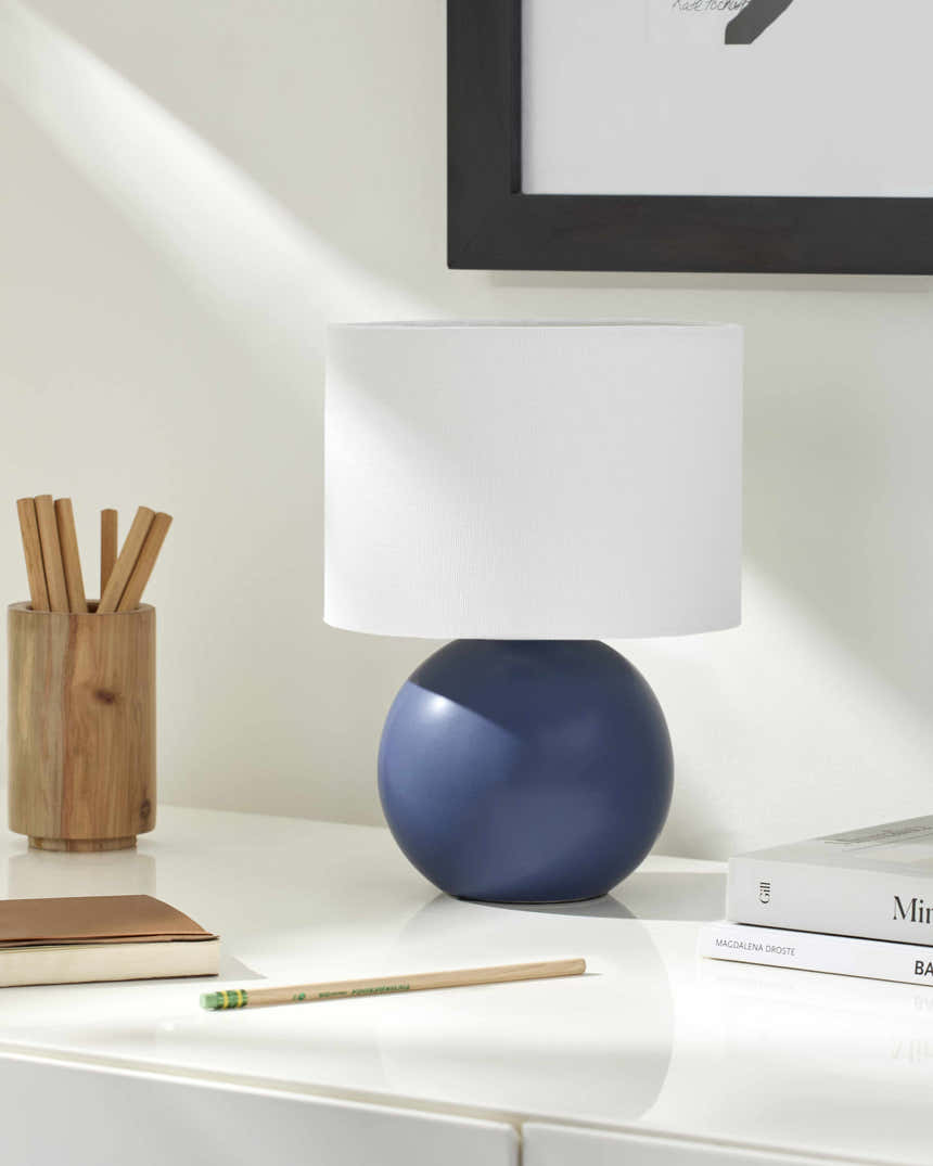 Stolbovaya Navy Table Lamp