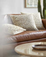 Lluvy Medium Gray Throw Pillow - Clearance