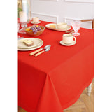Cotton Linen Hemstitch Tablecloth