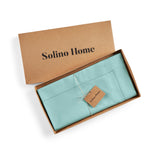 Cotton Linen Hemstitch Table Runner