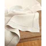 Classic Hemstitch Table Throw