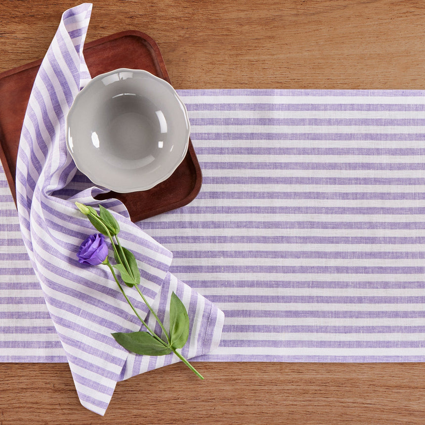 Amalfi Stripe Table Runner