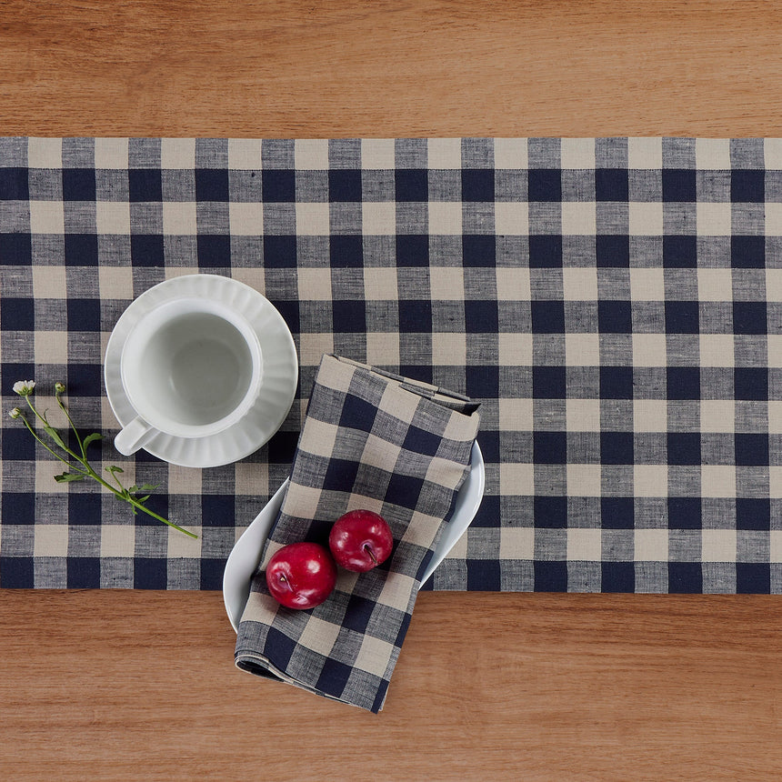 Morgan Check Table Runner - Sale