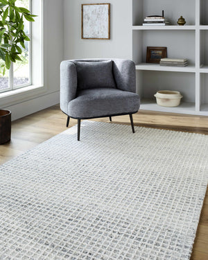 Vivir x Livabliss Andreas Blue Wool Rug