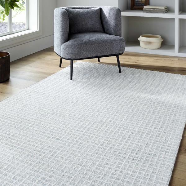 Vivir x Livabliss Andreas Silver Wool Rug