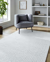 Made to Order Custom Size Anahid Light Gray Area Rug - Vivir x Livabliss