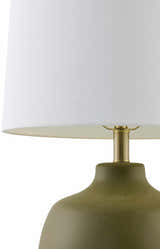 Tribaldos Green Table Lamp