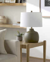 Tribaldos Green Table Lamp