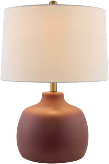 Tribaldos Brick Red Table Lamp
