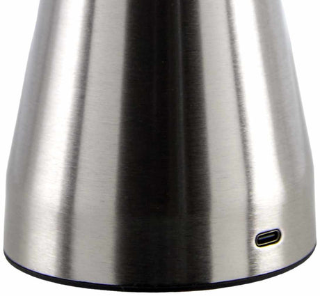 Takhatgarh Metallic - Nickel Table Lamp