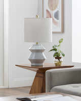 Tabaquite Pale Blue Table Lamp