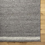 Sample Tiran Gray Wool Area Rug