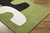 Made to Order Custom Size Terah Olive Area Rug