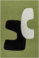 Made to Order Custom Size Terah Olive Area Rug